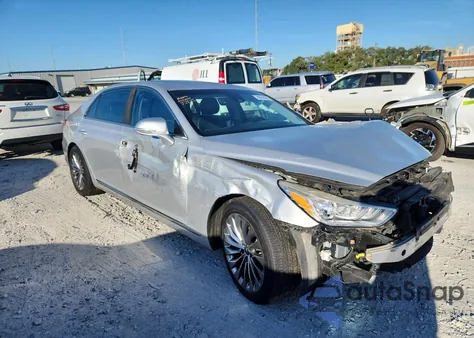2019 Genesis G90 Ultimate z USA, uszkodzony, nr VIN KMTF54JH1KU054122